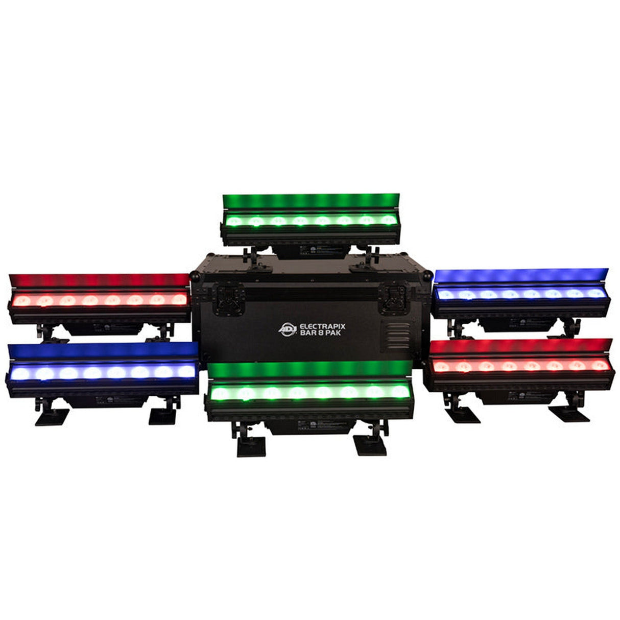 ADJ ElectraPix Bar 8 Pak Lighting Fixture Package