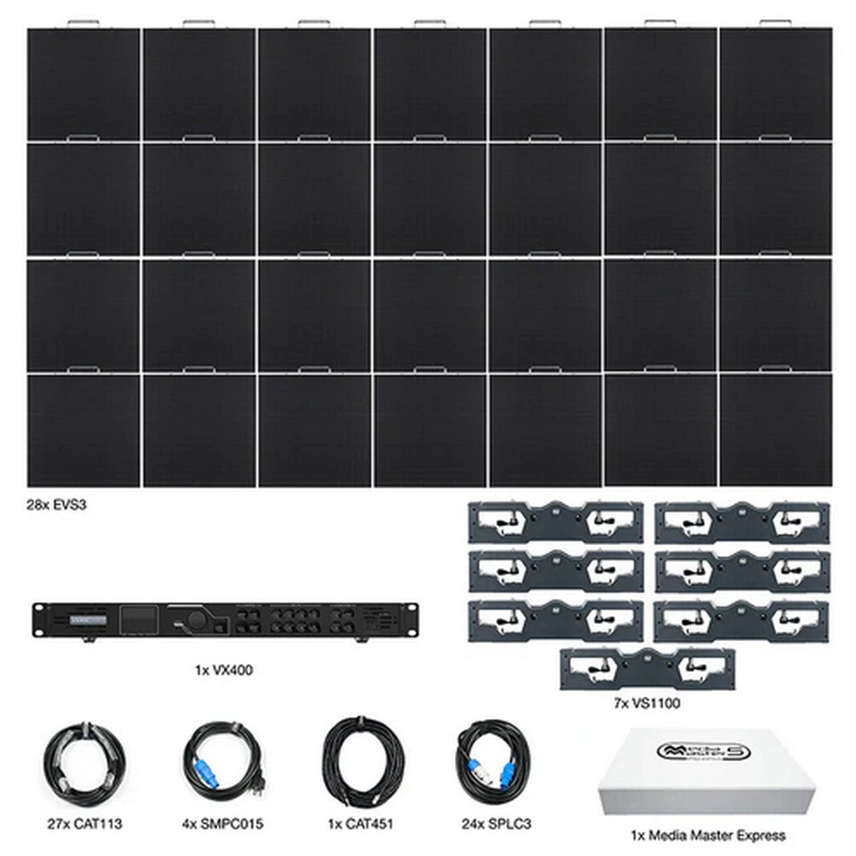 ADJ EVS3 7x4 LED Video Wall System