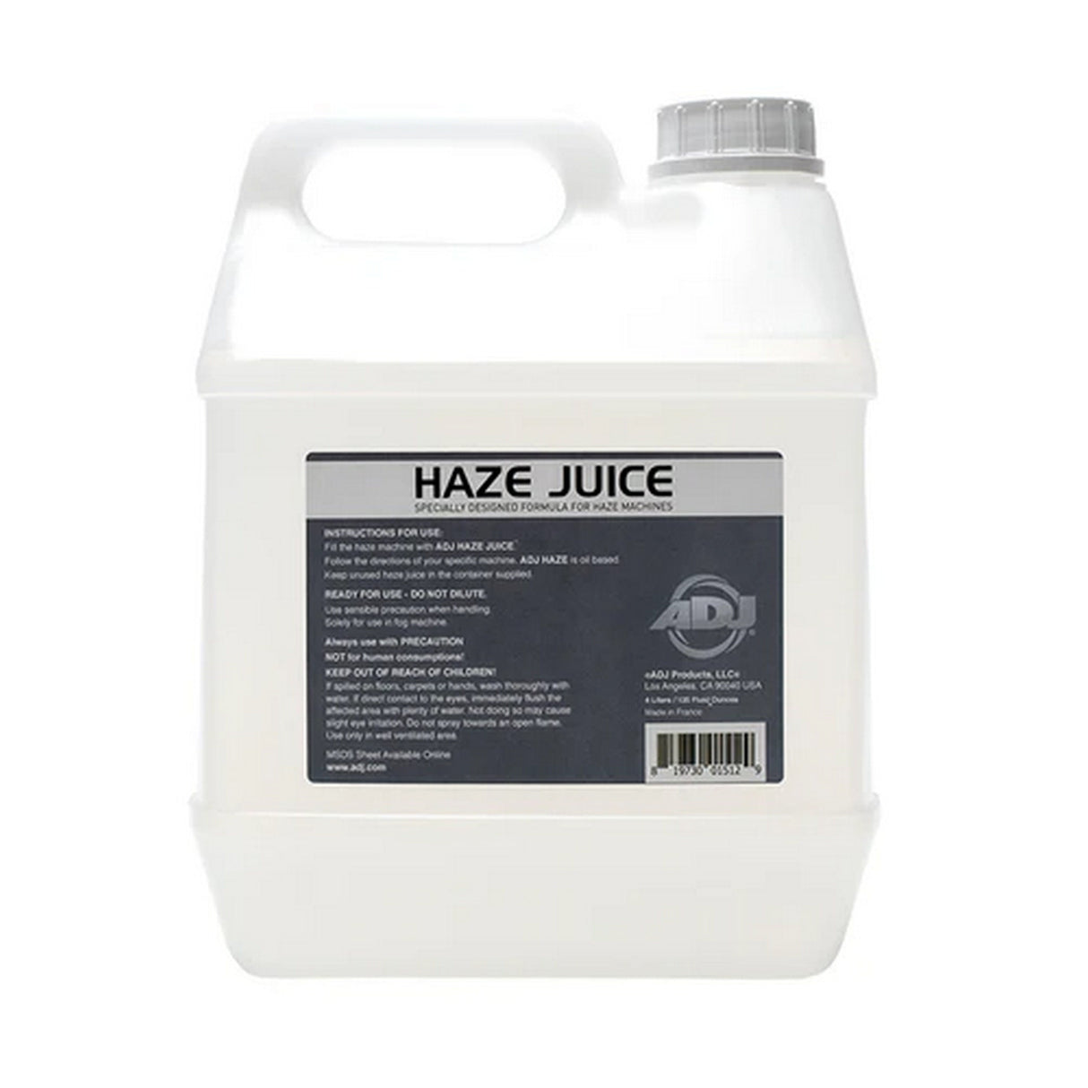 ADJ HAZE/G Oil-Based Haze Fluid, 1-Gallon