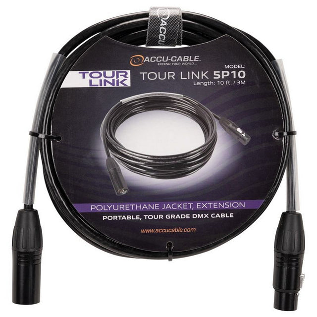 ADJ TOUR LINK Tour Grade DMX Cable - 10-feet