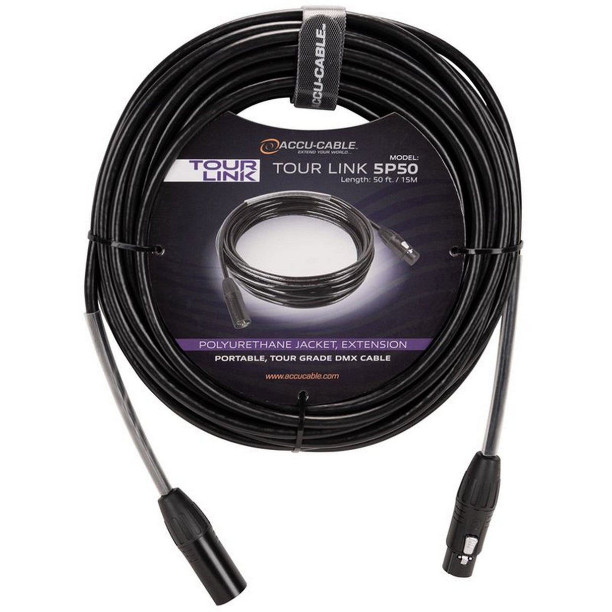 ADJ TOUR LINK Tour Grade DMX Cable - 50-feet