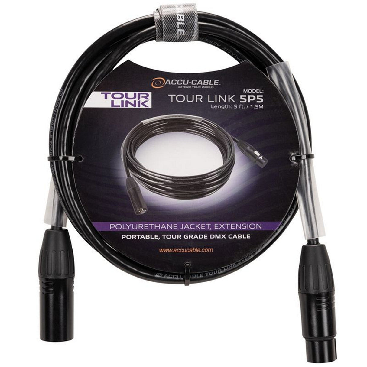 ADJ TOUR LINK Tour Grade DMX Cable - 5-feet