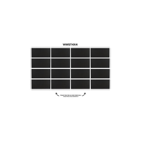 ADJ WMST Frame Trim Set for WMS Panel - 8 x 39.3’’ & 8 x 19.6’’ Trim Pieces