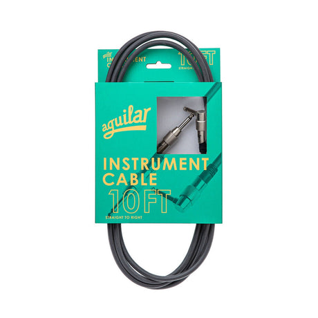 Aguilar AGINST Heavy Duty Instrument Cable with Conductive PE Shielding - 10 feet / Straight to Right
