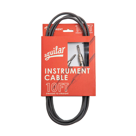 Aguilar AGINST Heavy Duty Instrument Cable with Conductive PE Shielding - 10 feet / Straight to Straight