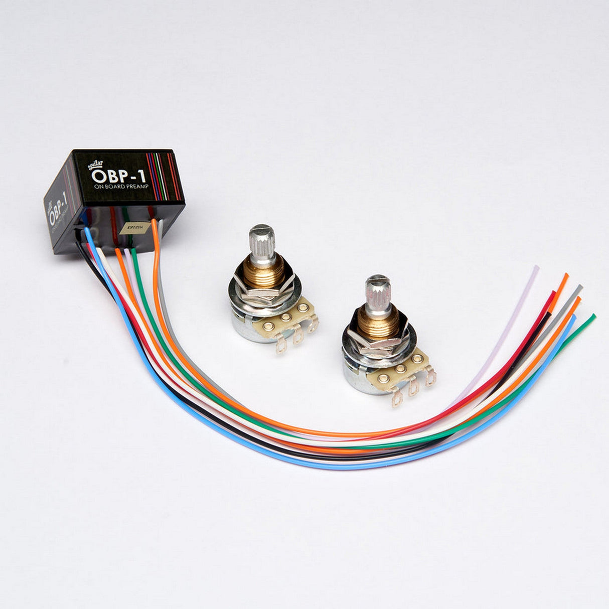 Aguilar OBP Series Onboard Preamp for Bass Guitars - 2-Band Boost Only / Separate Treble/Bass Pots