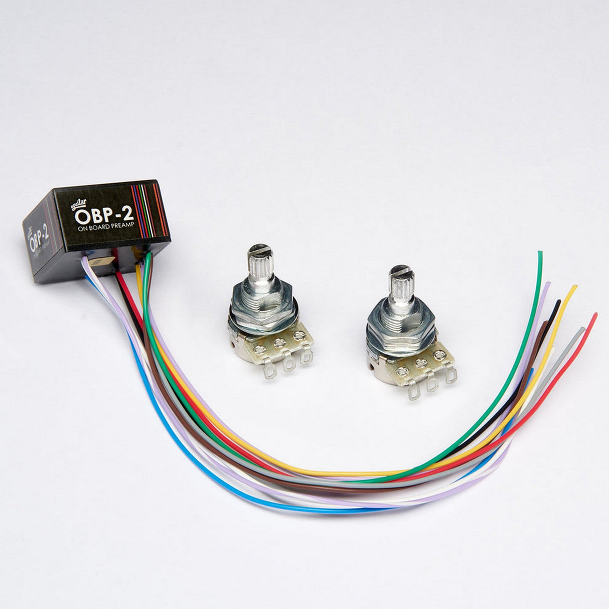 Aguilar OBP Series Onboard Preamp for Bass Guitars - 2-Band Boost/Cut / Separate Treble/Bass Pots