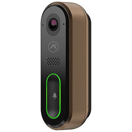 Alarm.com Design Studio Expansive 150° Touchless Video Doorbell Camera - Bronze