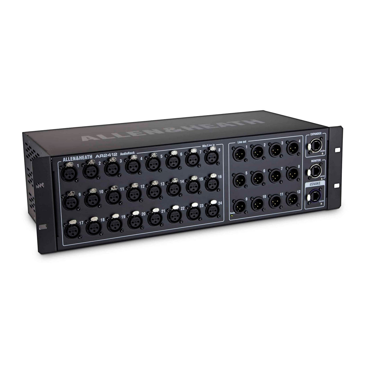 Allen & Heath 24 x 12 AudioRack Main Remote (AH-AR2-2412-BLK)
