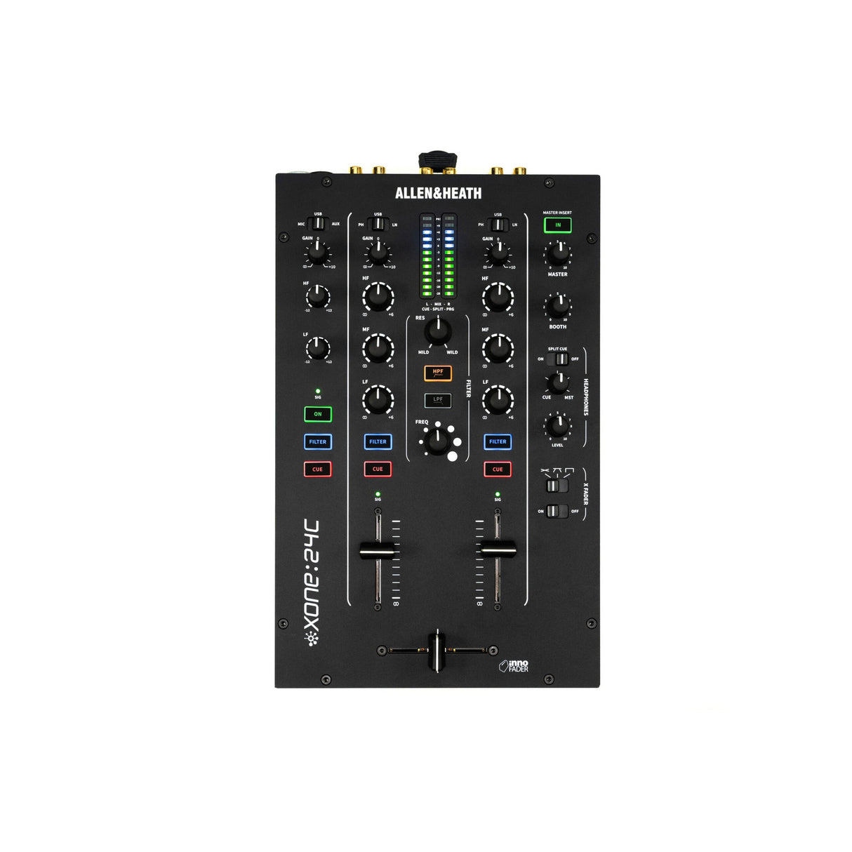 Allen & Heath Xone: 24C 2+1 Channel Analog DJ Mixer/Interface