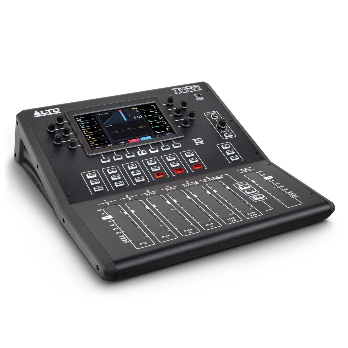 Alto Professional TMD16 16-Channel Digital Mixer with Bluetooth and USB