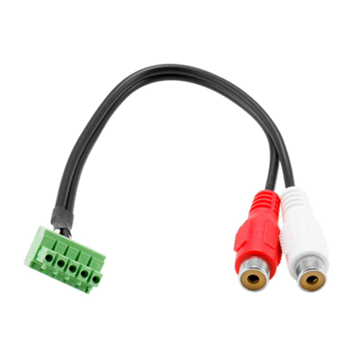 AMX CC-3.5ST5-RCA2F 5-Pin 3.5mm Phoenix to 2 RCA Female Cable