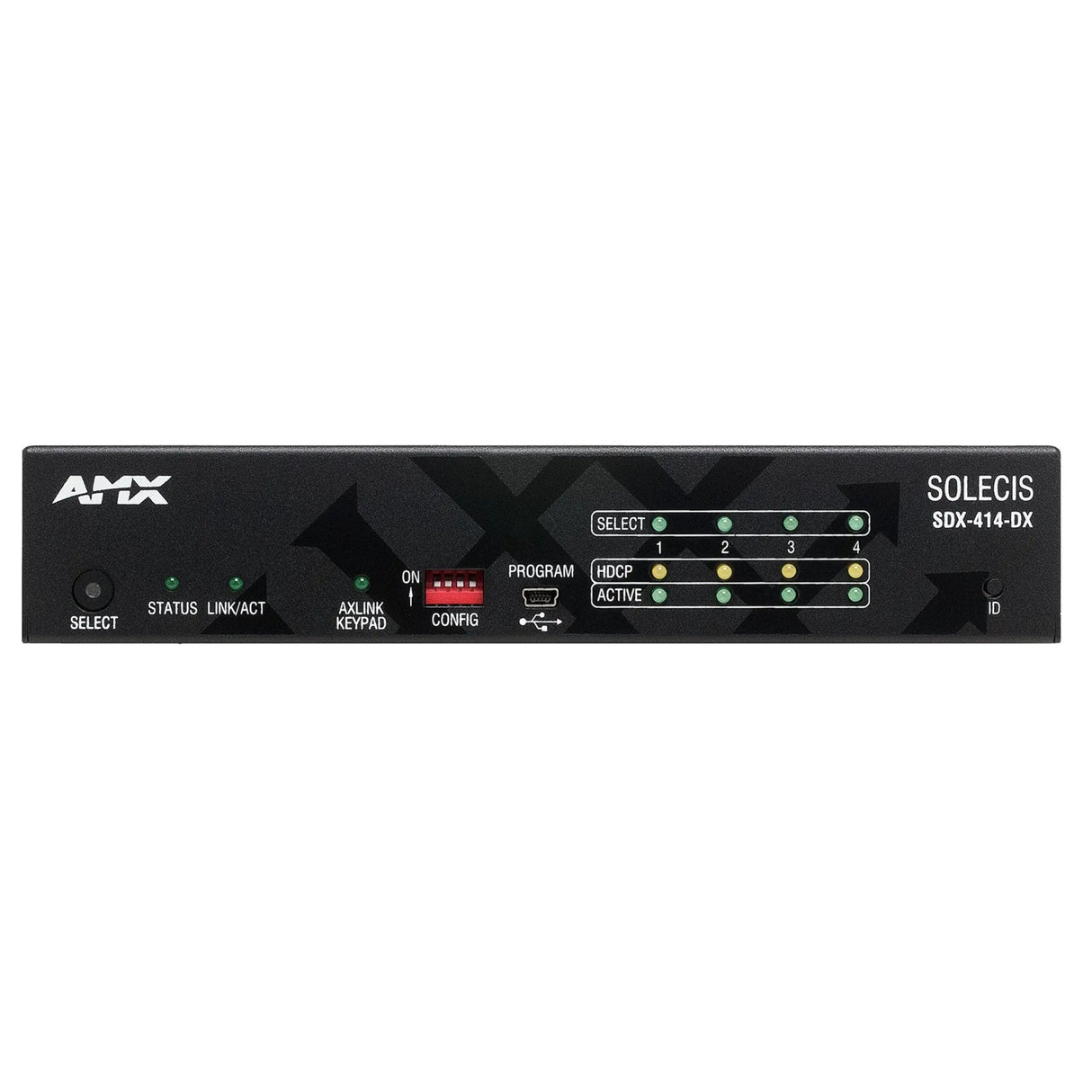AMX SDX-414-DX Solecis 4 x 1 4K HDMI Digital Switcher with DXLink Output