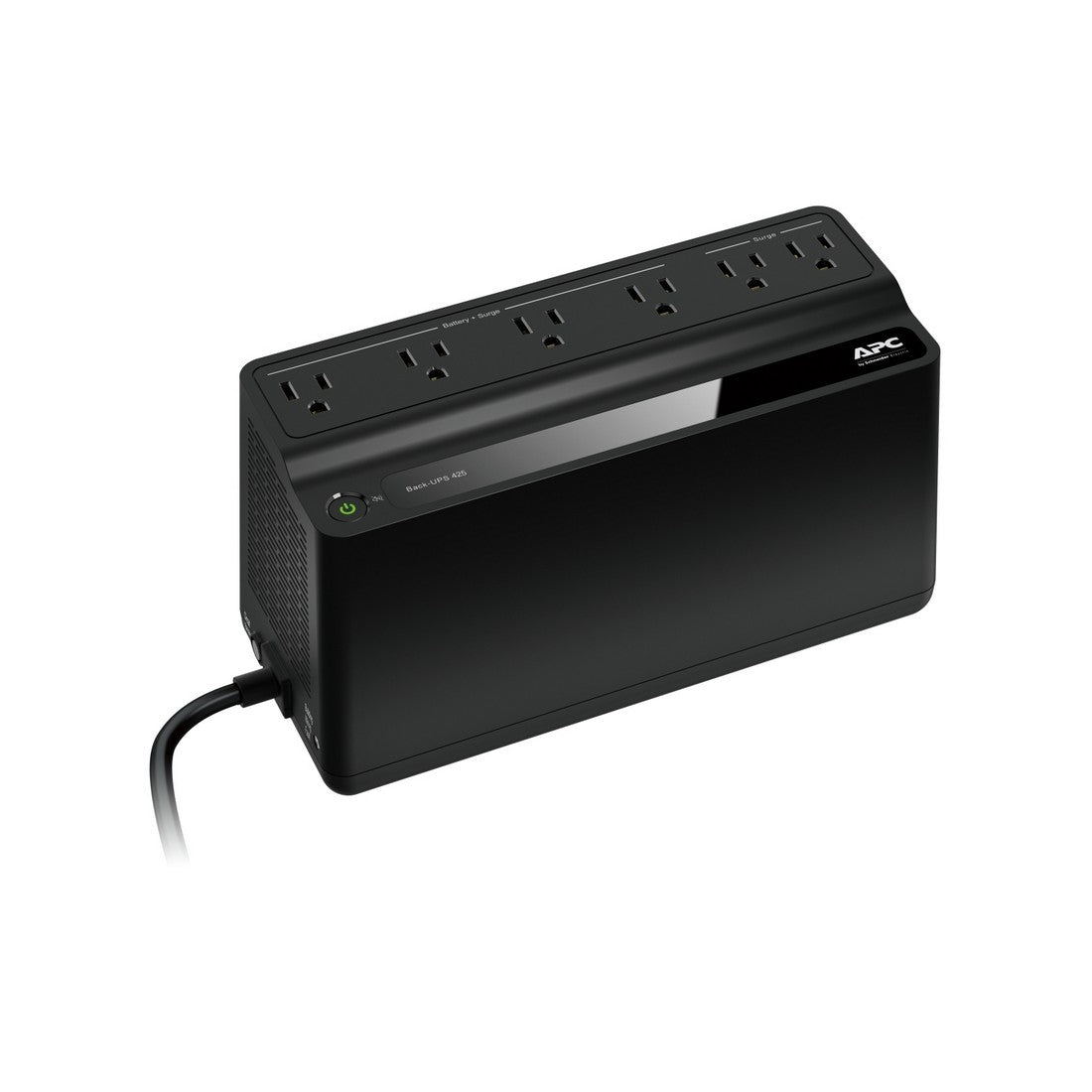 APC BE425M Battery Backup and Surge Protector 6-Outlets 425VA 120V