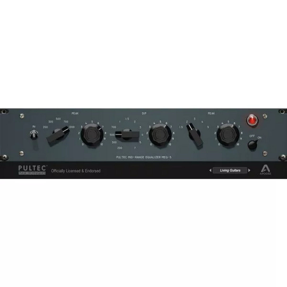 Apogee Pultec MEQ5 Midrange Equalizer Plugin