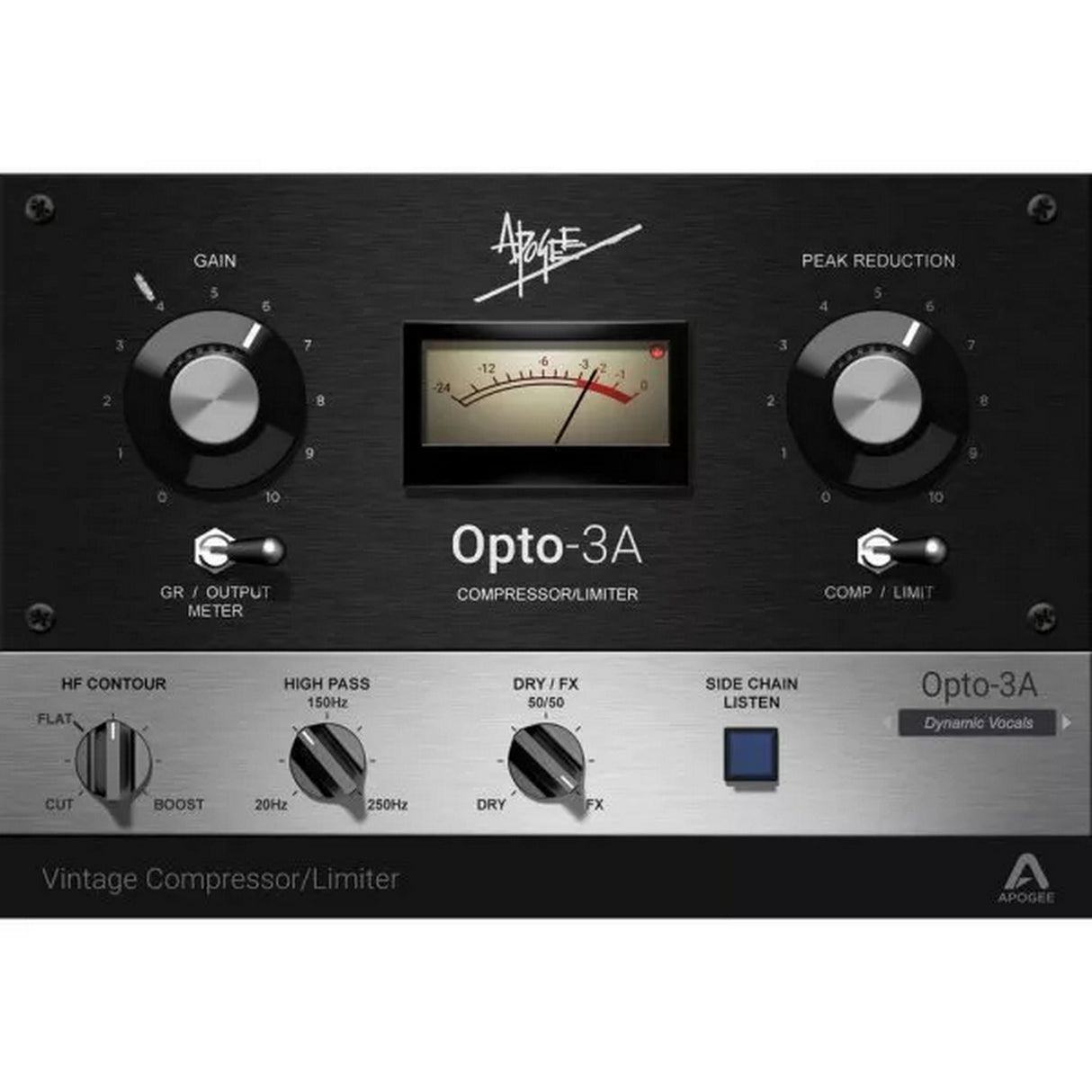 Apogee Opto-3A Optical Compressor Limiter Plugin