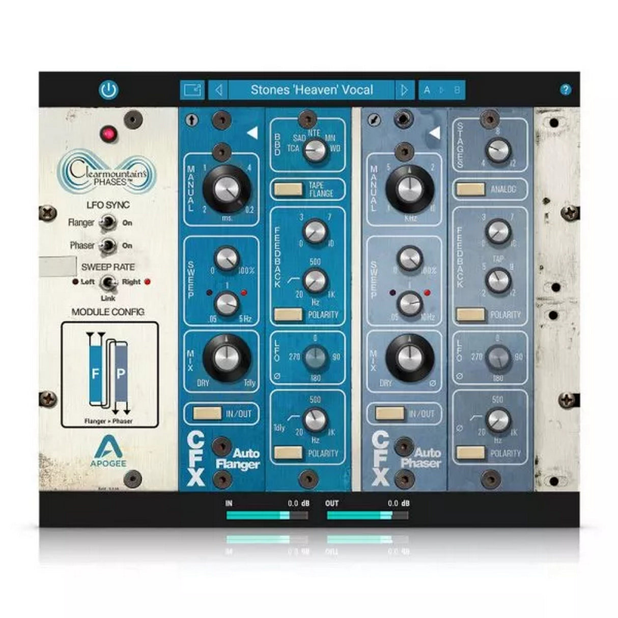 Apogee Clearmountains Phases Flanger Phaser Plugin