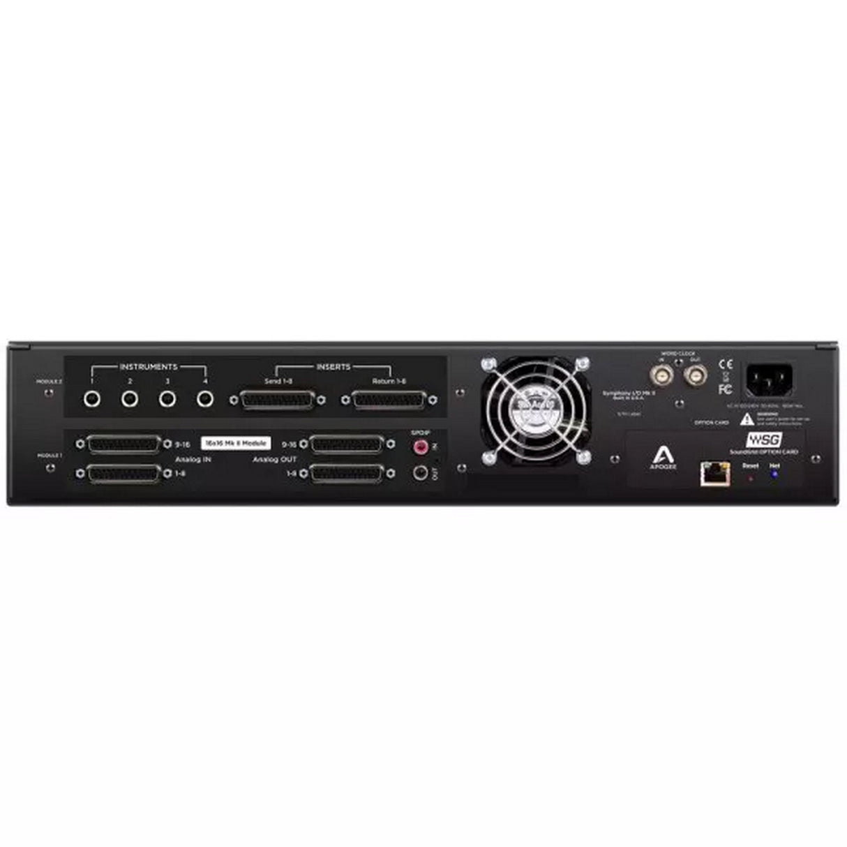 Apogee Symphony IO Mk II 16x16S2 Dante Pro Tools Interface with A8MP Module