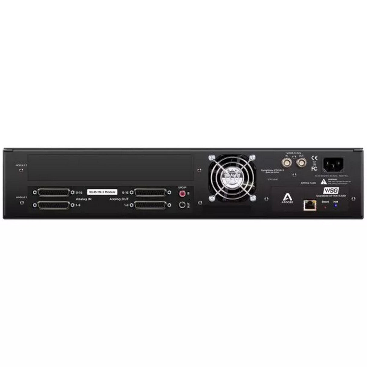 Apogee Symphony IO Mk II 16x16S2 SoundGrid Chassis with 16x16 Analog I/O