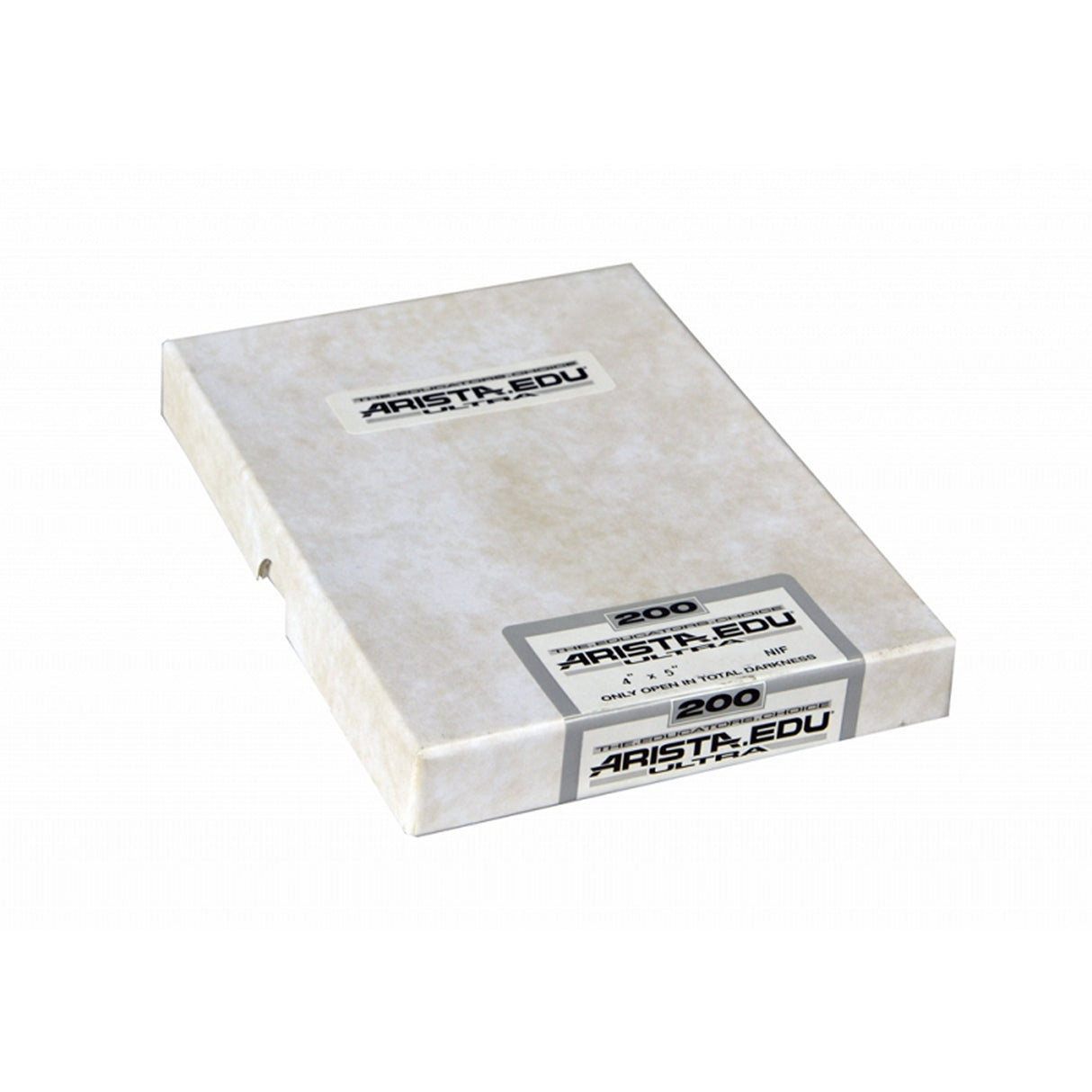 Arista EDU Ultra Black and White Sheet Films - 200 / 4 x 5’’, 50-Sheets