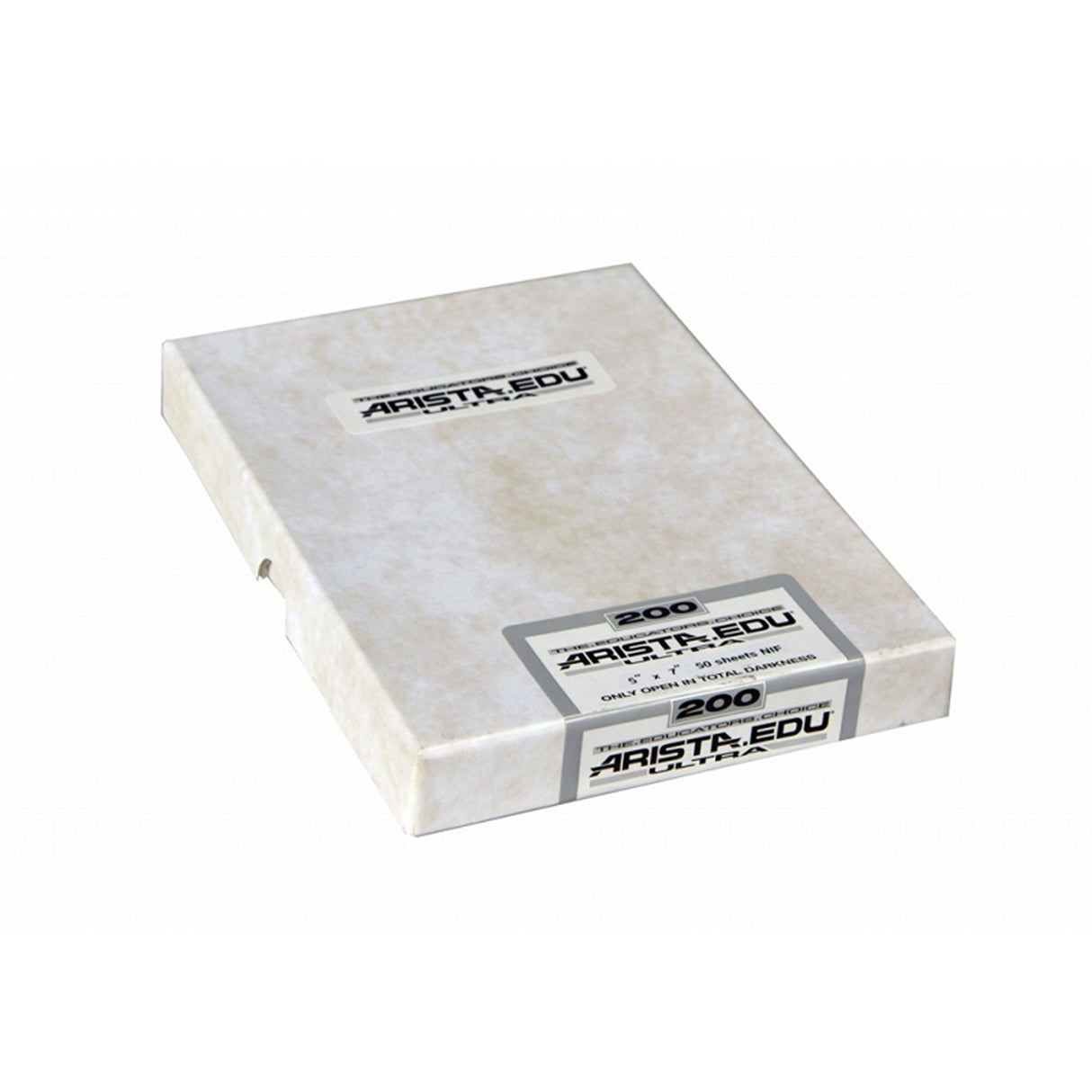 Arista EDU Ultra Black and White Sheet Films - 200 / 5 x 7’’, 50-Sheets