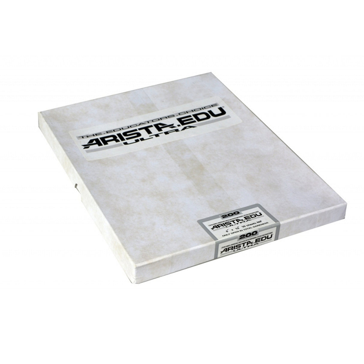 Arista EDU Ultra Black and White Sheet Films - 200 / 8 x 10’’, 50-Sheets