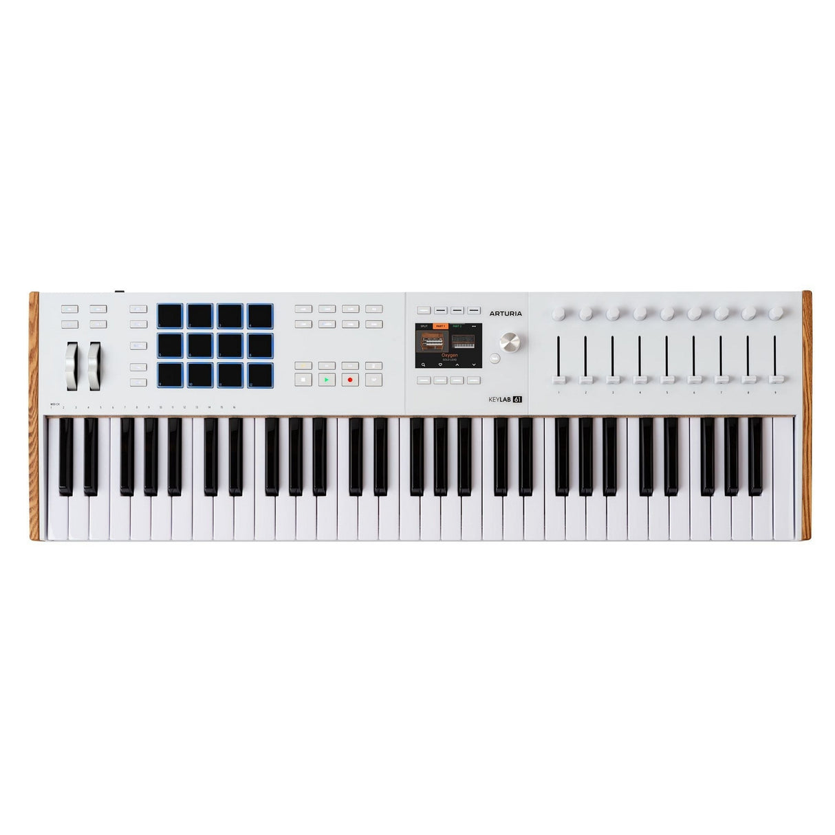 Arturia KeyLab 61 mk3 Keyboard MIDI Controller with 61 Keys - White