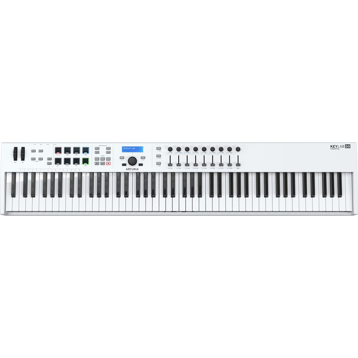 Arturia KeyLab Essential 88 mk3 88-Key MIDI Controller USB Keyboard - White
