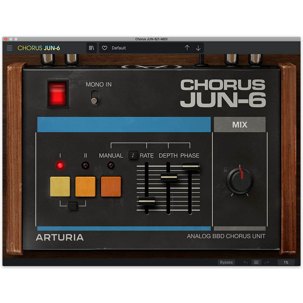 Arturia Chorus JUN-6 Stereo Analog Effect Plug-In
