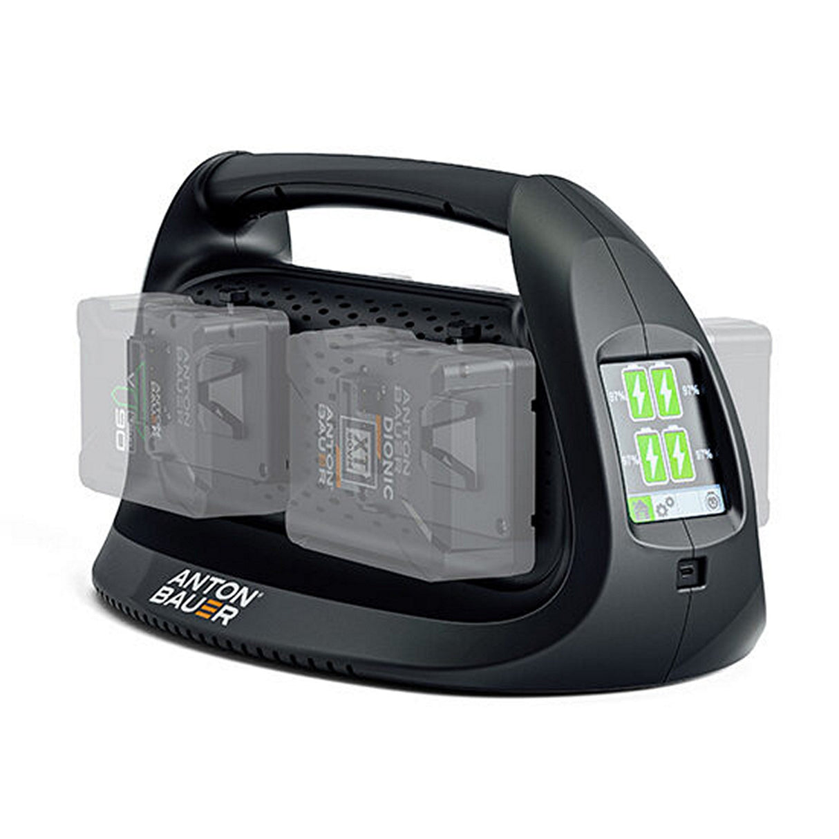 Anton Bauer Performance QUAD Charger -VM V Mount 4 Position Power Charger 8475-0121