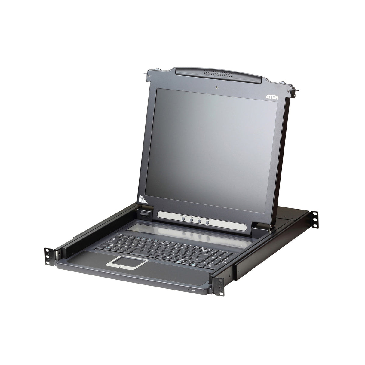 ATEN CL1000M Single Rail LCD Console PS/2-USB VGA