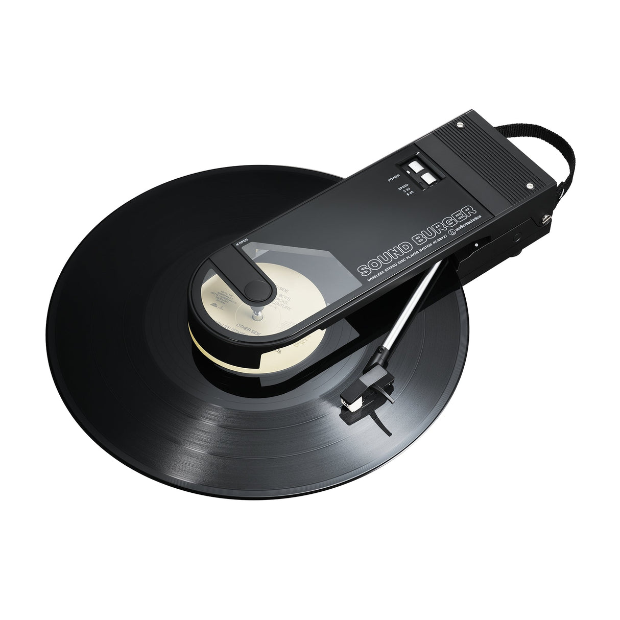 Audio-Technica AT-SB727 Sound Burger Portable Bluetooth Turntable - Black