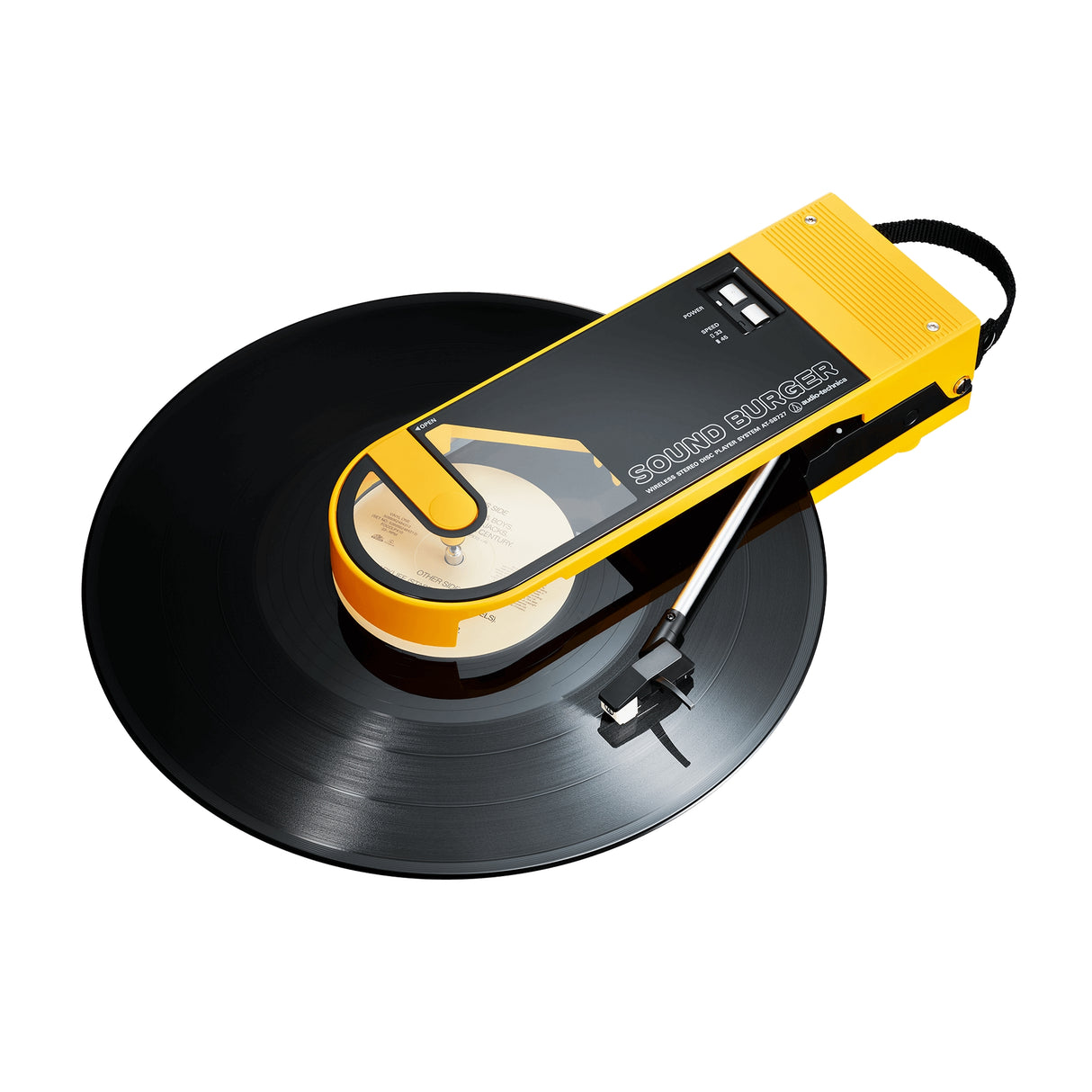 Audio-Technica AT-SB727 Sound Burger Portable Bluetooth Turntable - Yellow