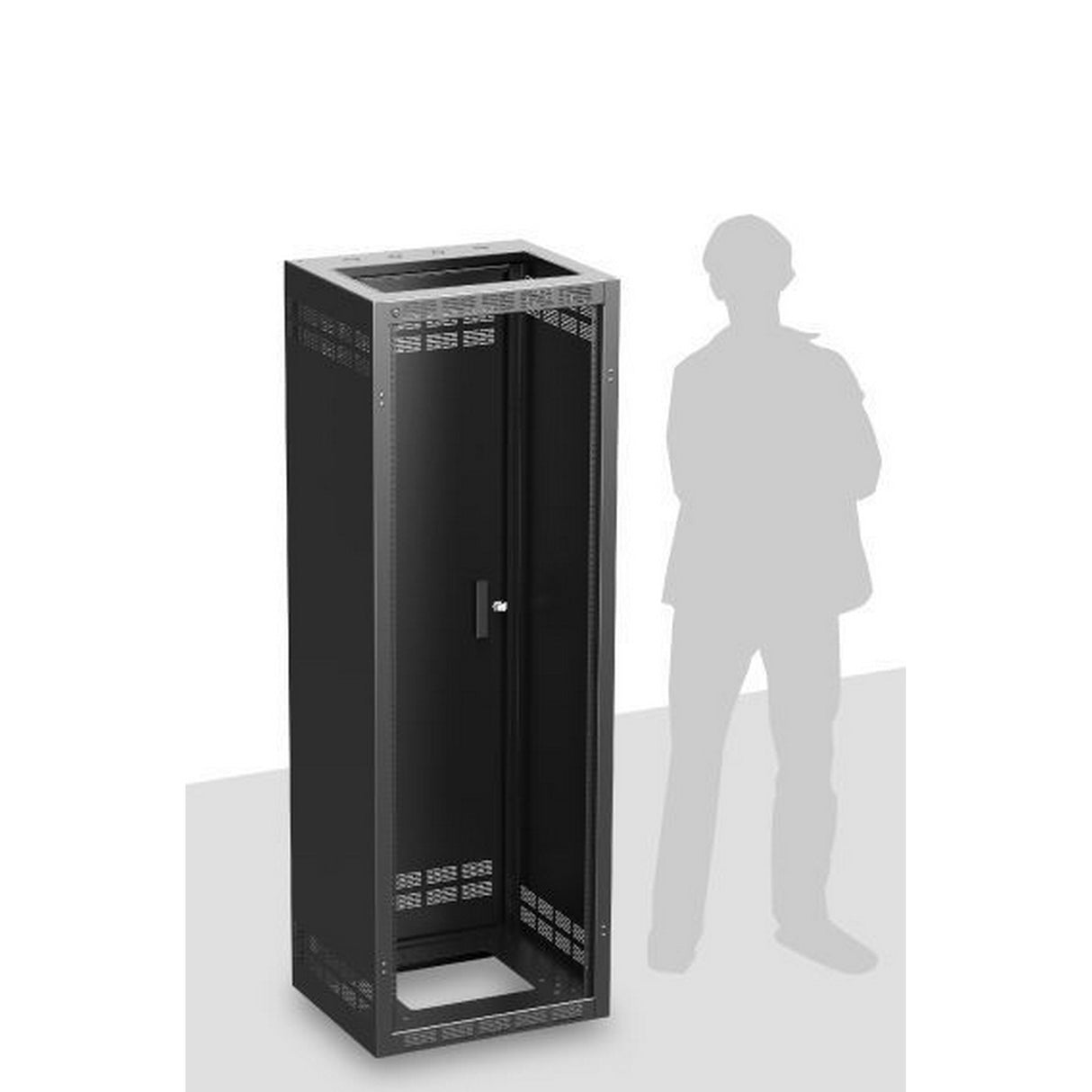 AtlasIED 135-18 18.5-Inch Stand-Alone Floor Rack Cabinet, 35RU