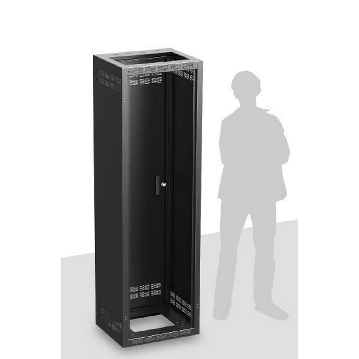 AtlasIED 140-18 18.5-Inch Stand-Alone Floor Rack Cabinet, 40RU