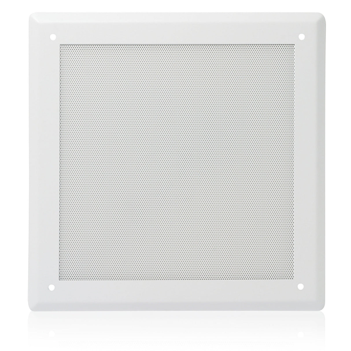 AtlasIED 170‑8A 8‑Inch Perforated Steel Speaker Baffle, White Epoxy Finish