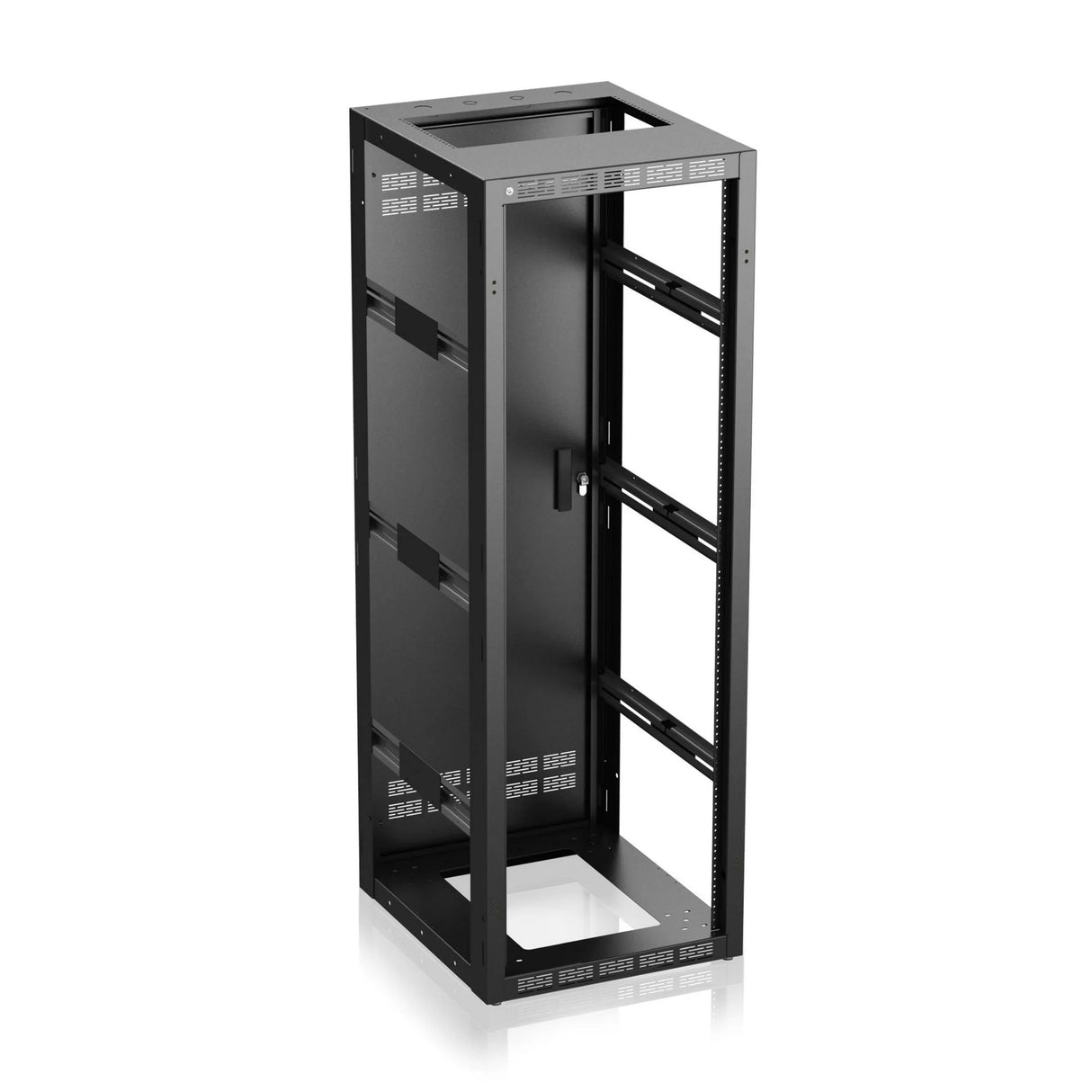 AtlasIED 535‑25‑MPRD Perforated Rear Door Rack Cabinet with 25.5-Inch Usable Depth, 35RU