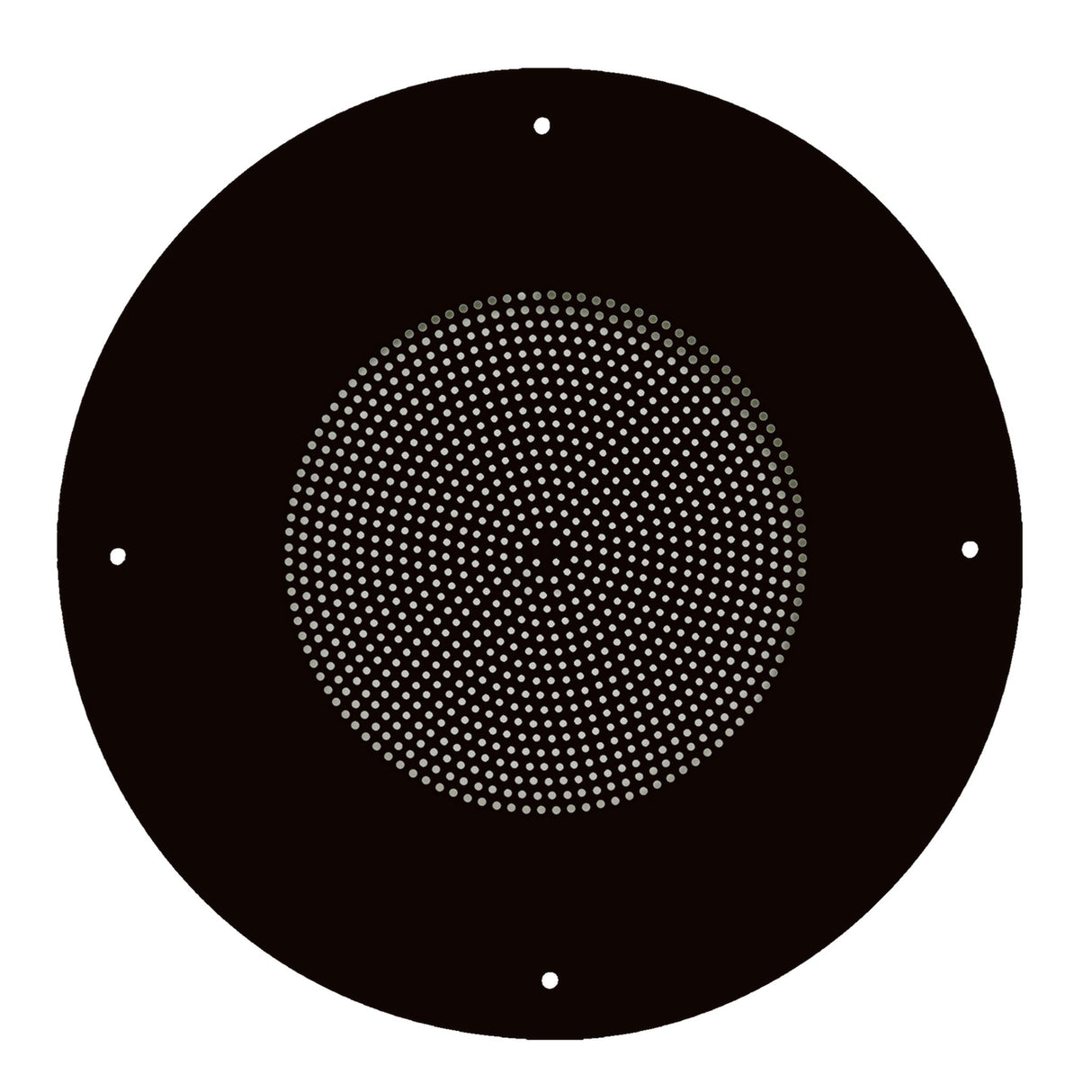 AtlasIED 62-8-052 8-Inch General Purpose Steel Baffle, Black