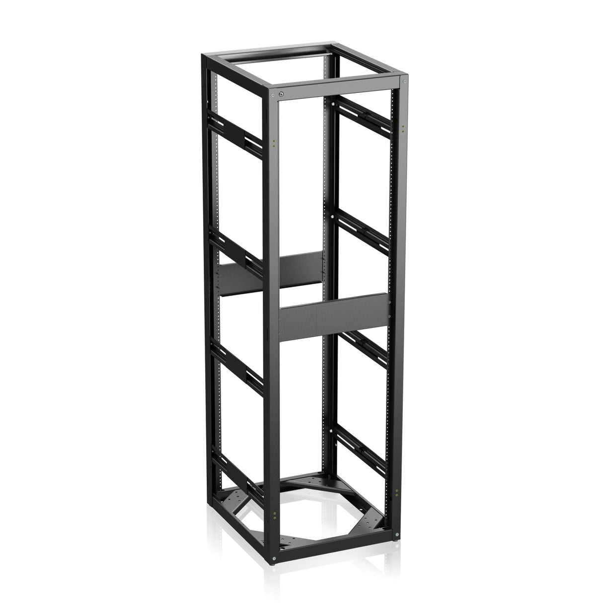 AtlasIED 740‑25 Heavy‑Duty Floor Rack Cabinet with 25-Inch Depth, 40RU