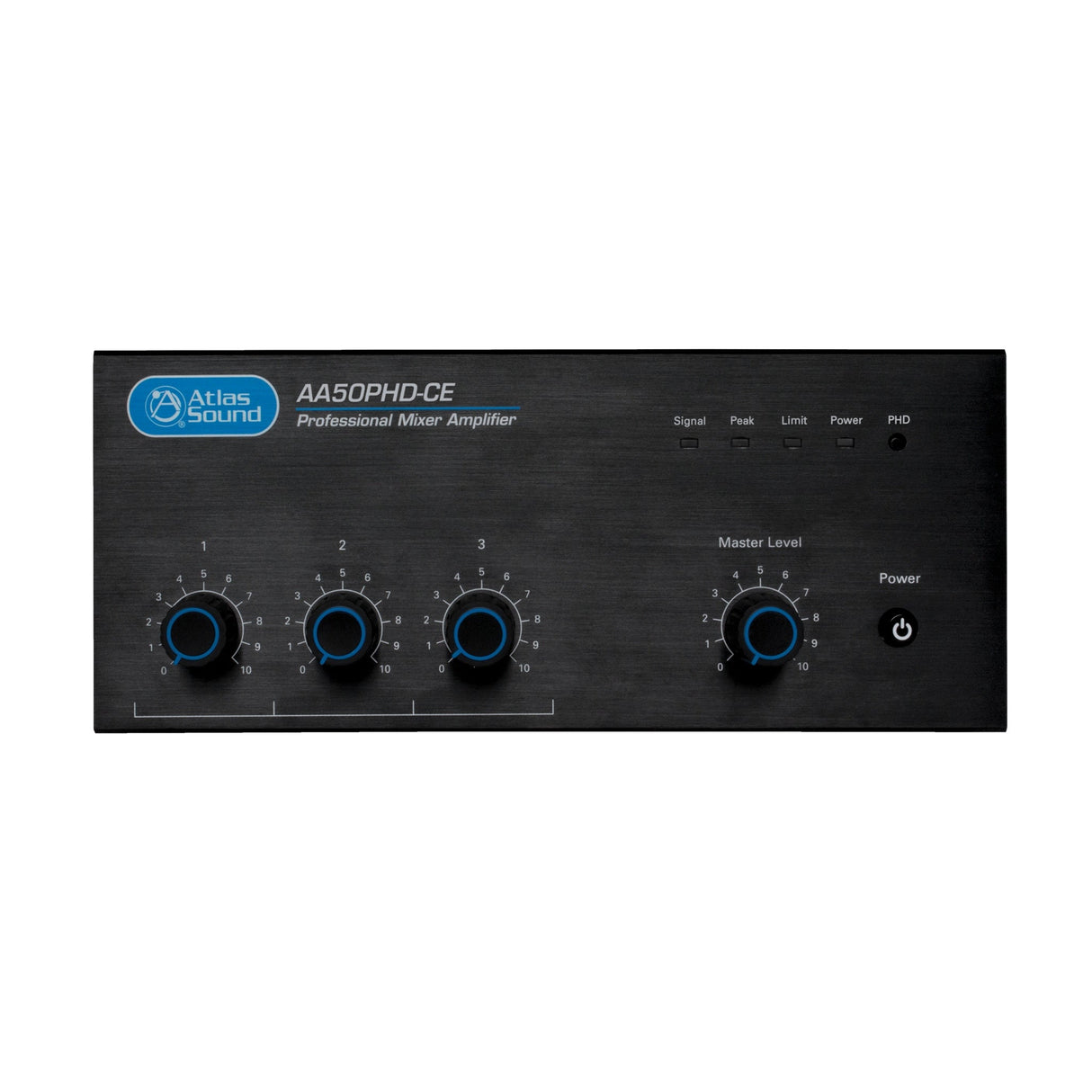 AtlasIED AA50PHD‑CE 50W Mixer Amplifier with Push‑Here Diagnostic