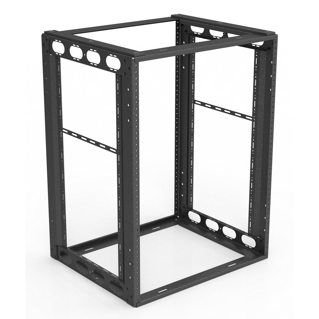 AtlasIED AFR14‑16 Furniture Rack with 16-Inch Depth Concealed Cabinet Mounting, 14RU