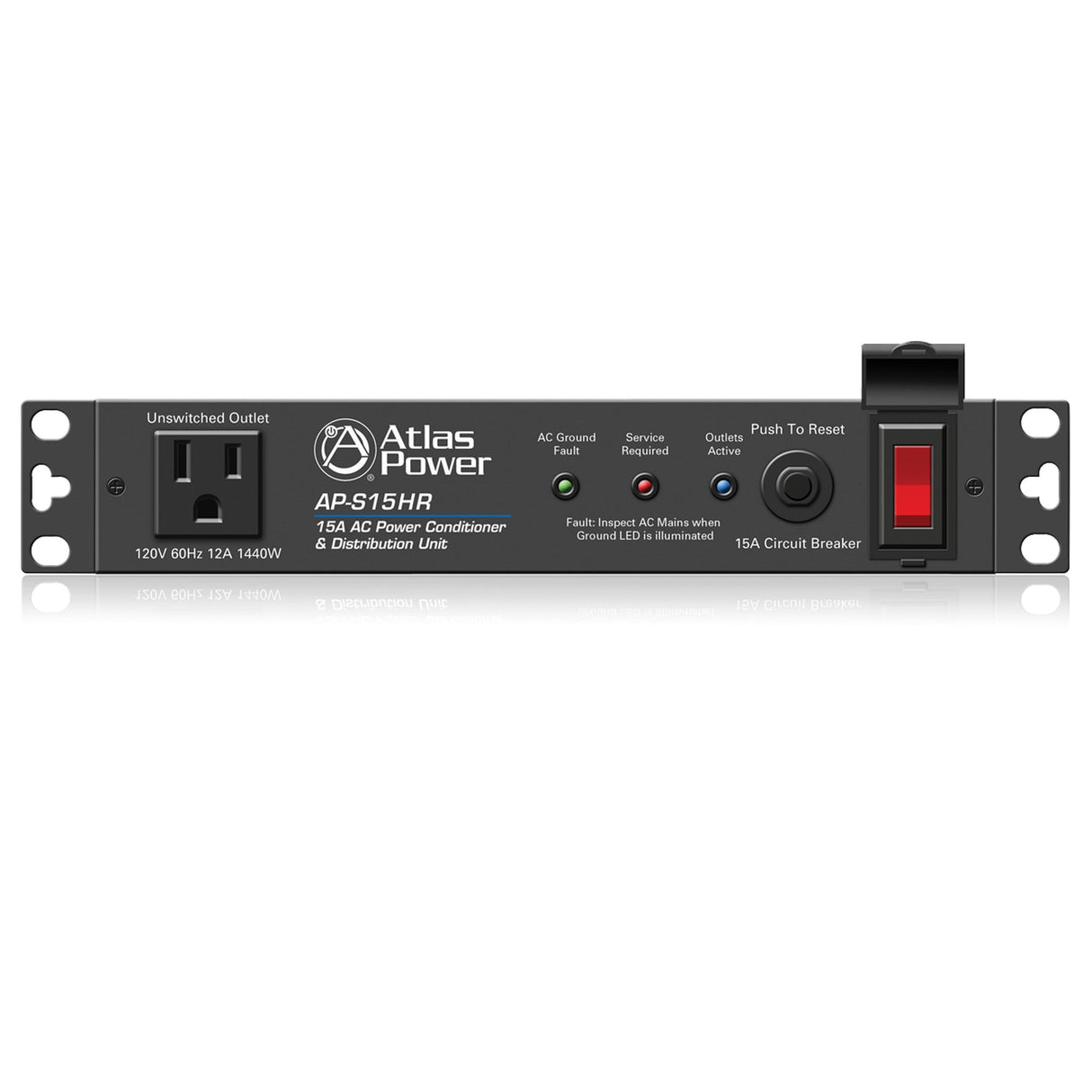 AtlasIED AP-S15HR 15A Half-Rack Power Conditioner