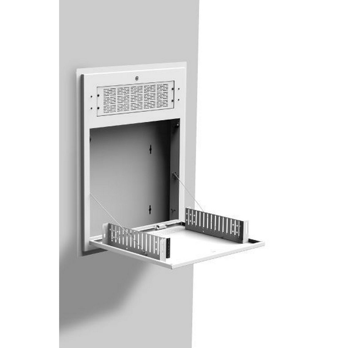 AtlasIED AWR2W Tilt Out Wall Cabinets for 19-Inch Equipment, 2RU