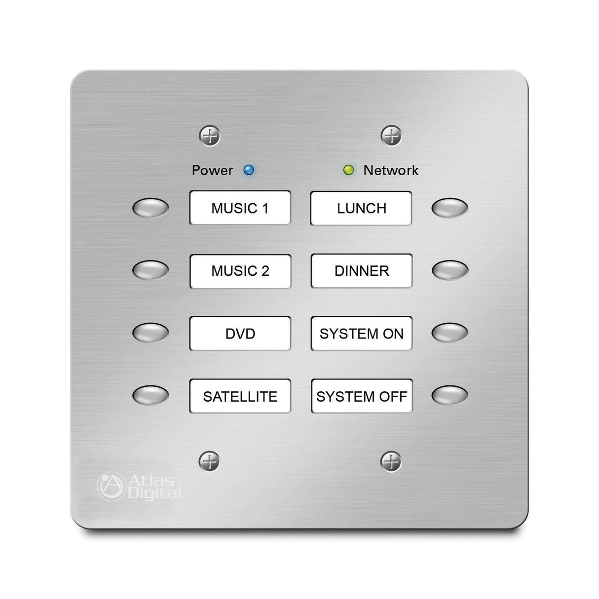 AtlasIED BBWP-S8 Series BlueBridge 8-Button Audio Controller