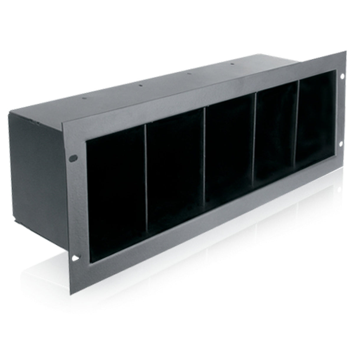 AtlasIED CD4 Rack Mount Compact Disc Storage Shelf, 3RU