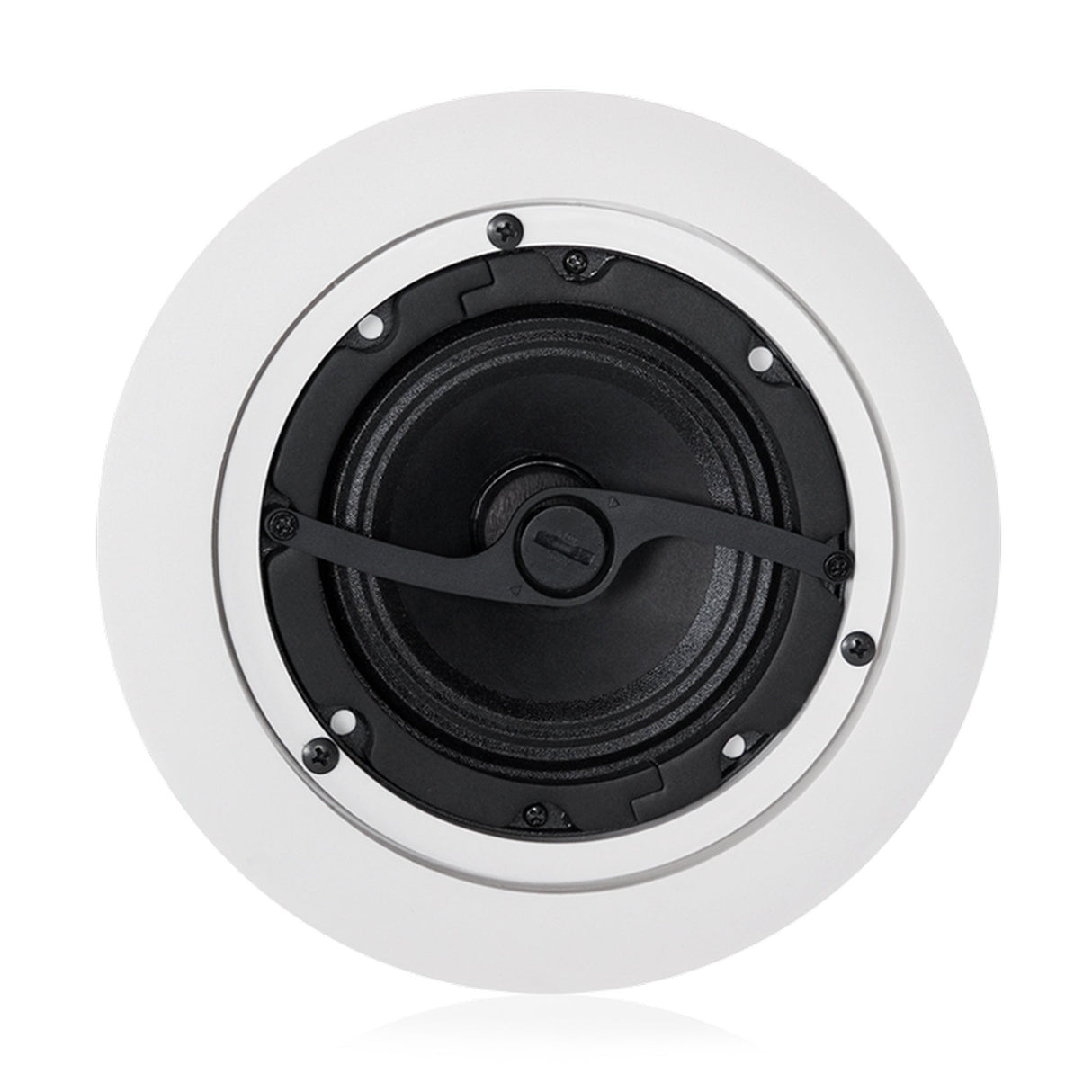 AtlasIED DLS4 4-Inch In-Ceiling Full Range Speaker with 8W 70V/100V Transformer and Press Fit Grille