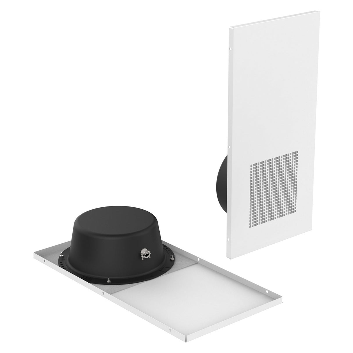 AtlasIED DT21 1 x 2-Feet Drop Tile Speaker Package with Perforation Below, Pair