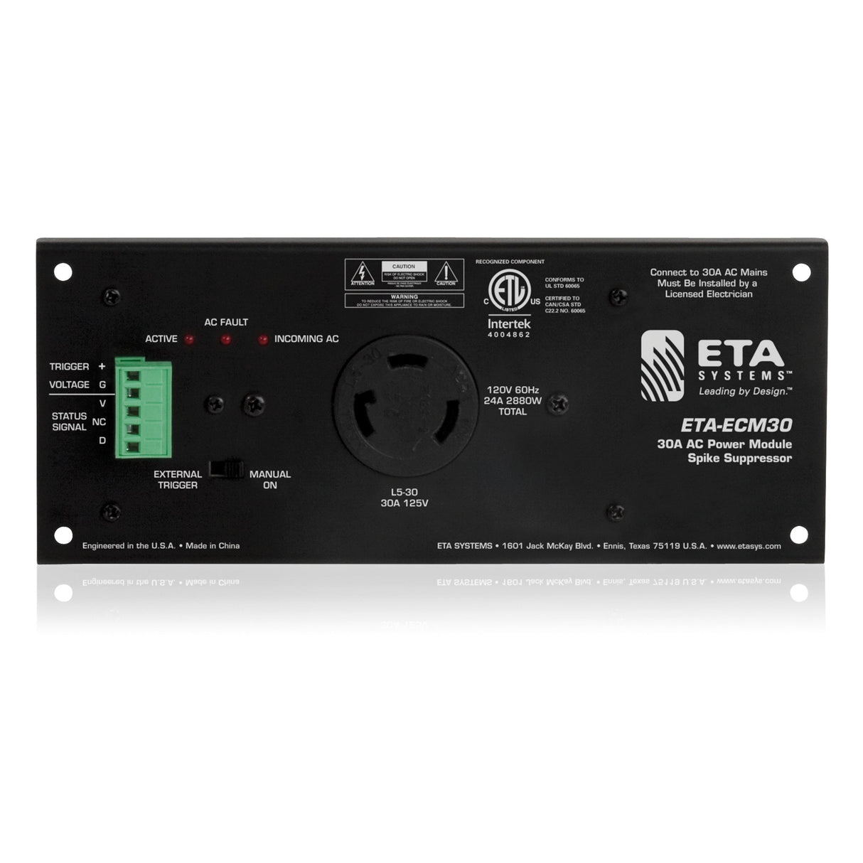 AtlasIED ECM-30 30A AC Power Module Spike Suppressor