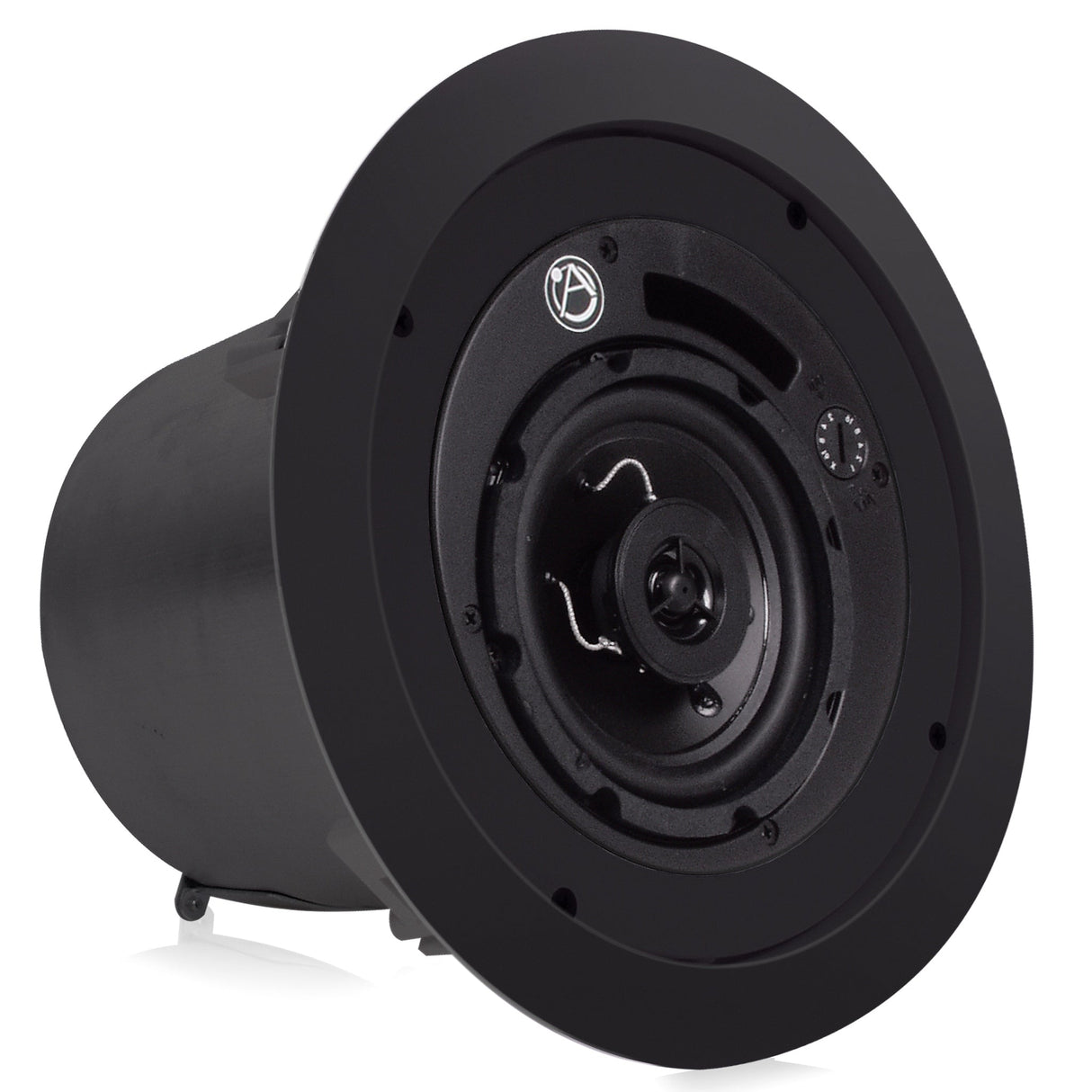 AtlasIED FAP42T Series 4-Inch Coaxial In-Ceiling Speaker with 25W Transformer, Pair