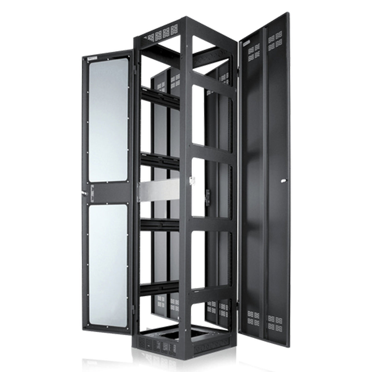 AtlasIED FMA35-25 Series Rack Enclosures, 25.5-Inch Usable Depth with Gangable Rack, Stand-Alone, and Side Panel Options, 35RU